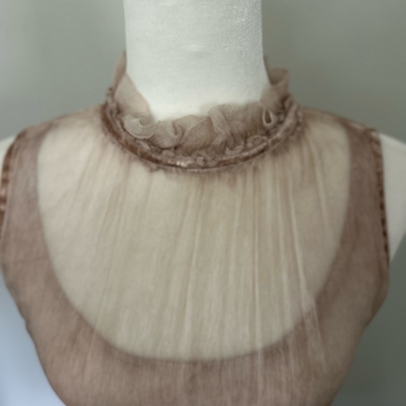 Nana Nucci sleeveless blush tunic with sequin trim - Picture 7 of 10